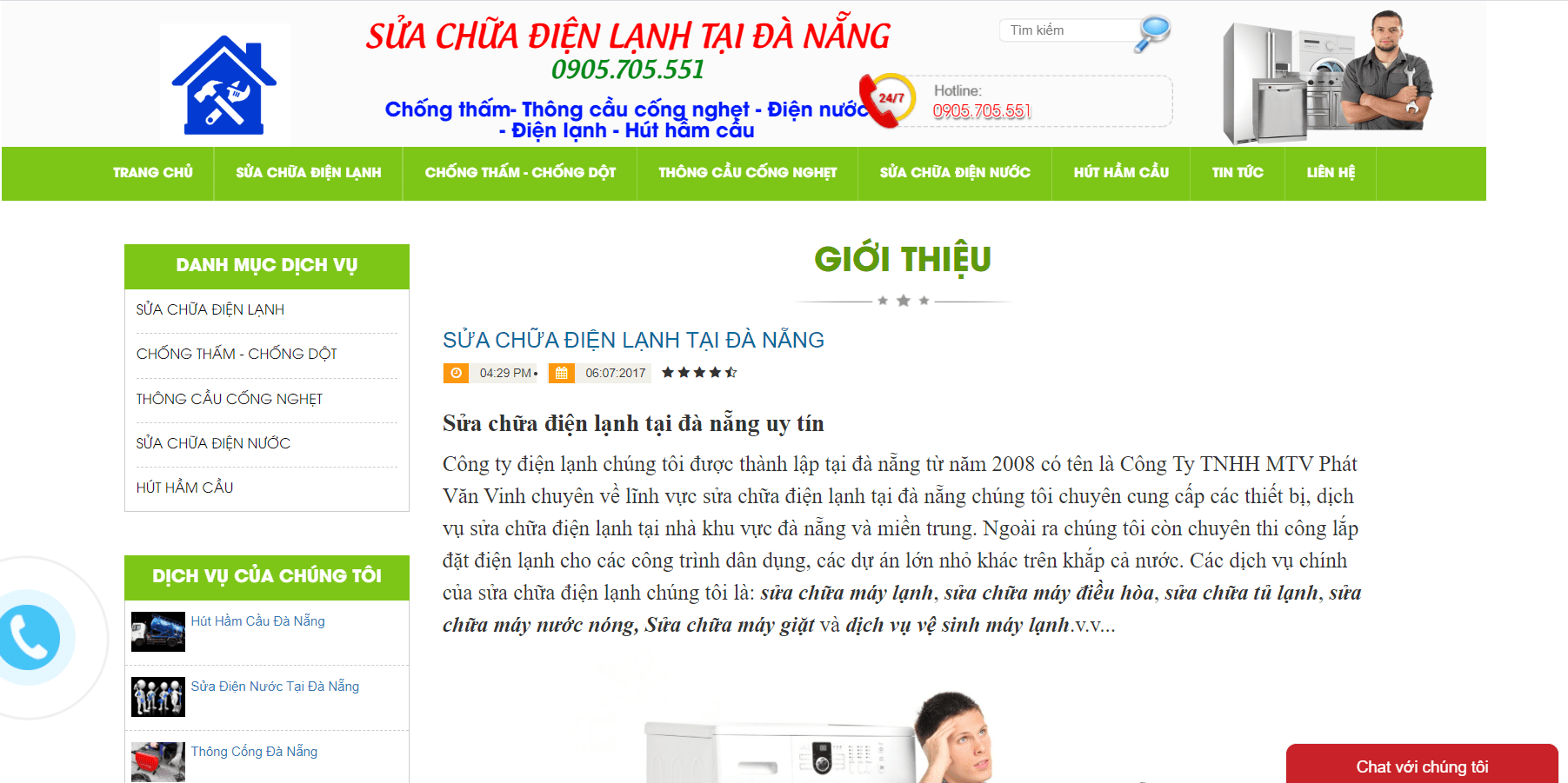 sửa điện lạnh tại Đà Nẵng