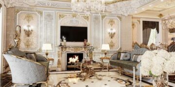 Không Gian Phòng Khách Cùng Kệ Tivi Đẹp Và Thu Hút