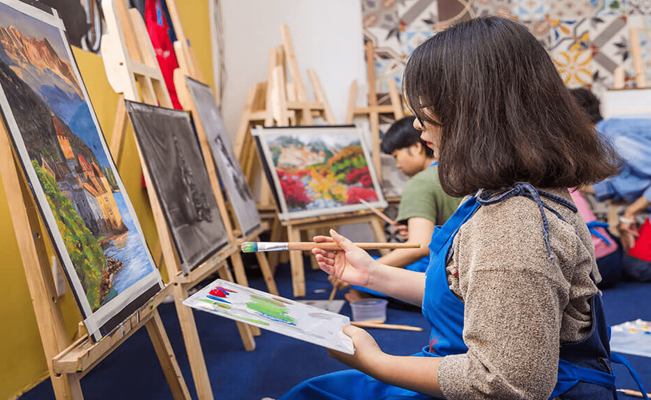lớp học vẽ cho người lớn ở Đà Nẵng