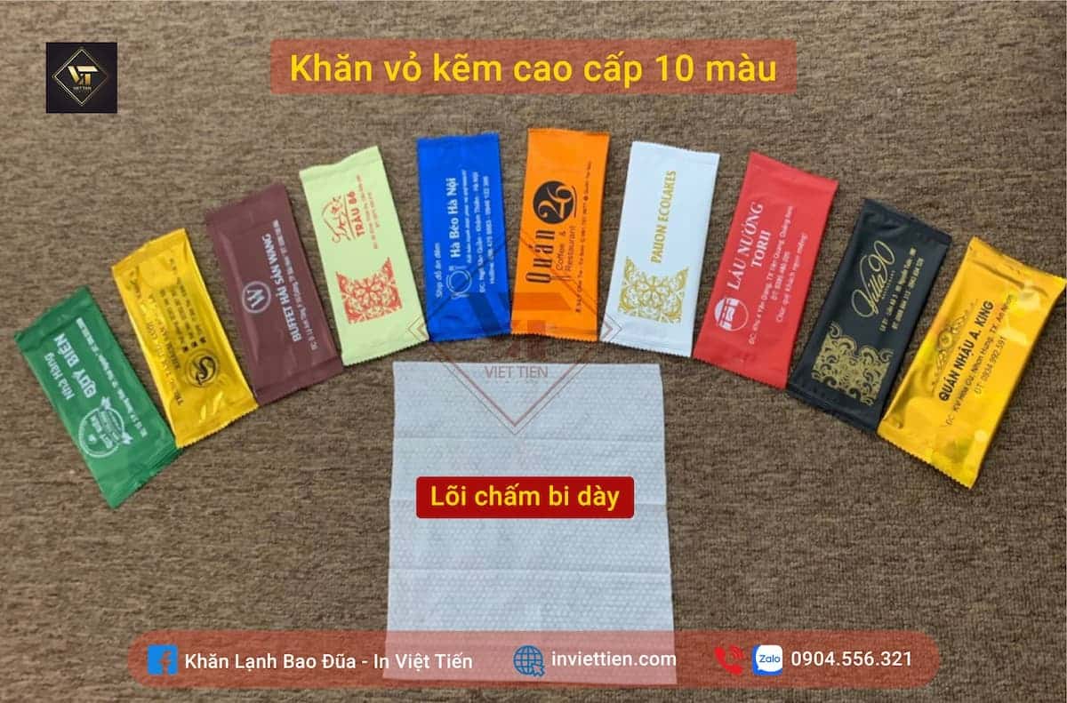 in khăn lạnh Đà Nẵng