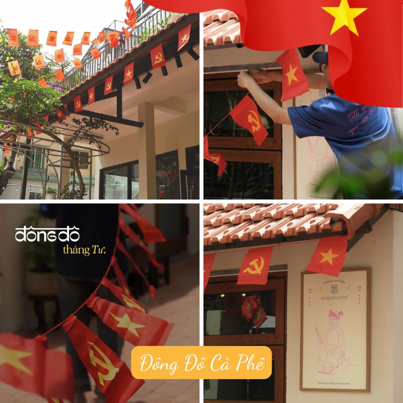 quán cafe Đà Nẵng decor ngày 30/4 quán cafe Đà Nẵng decor ngày 30/4