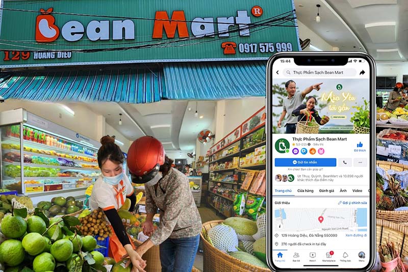 cửa hàng rau củ quả sạch tại Đà Nẵng