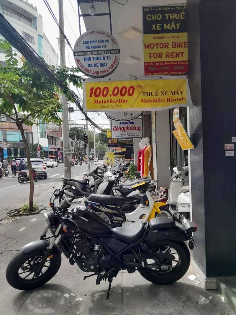 thuê xe máy Hải Châu Đà Nẵng