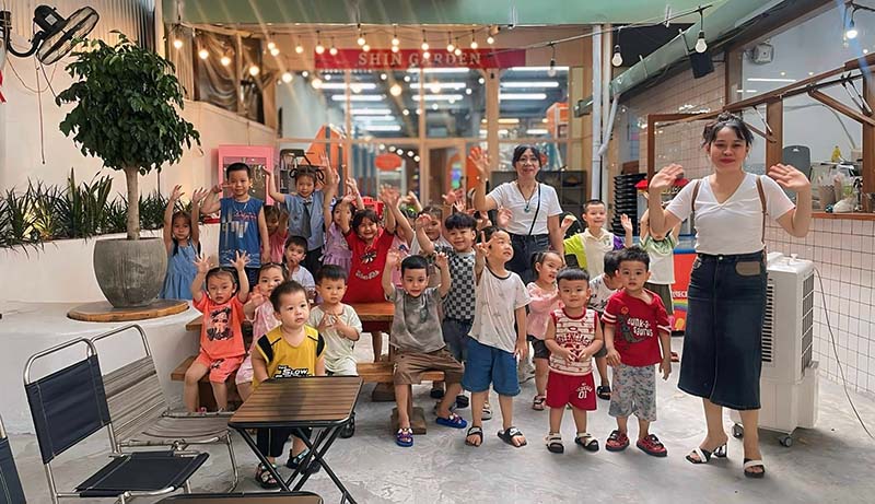 quán cafe có khu vui chơi trẻ em Đà Nẵng