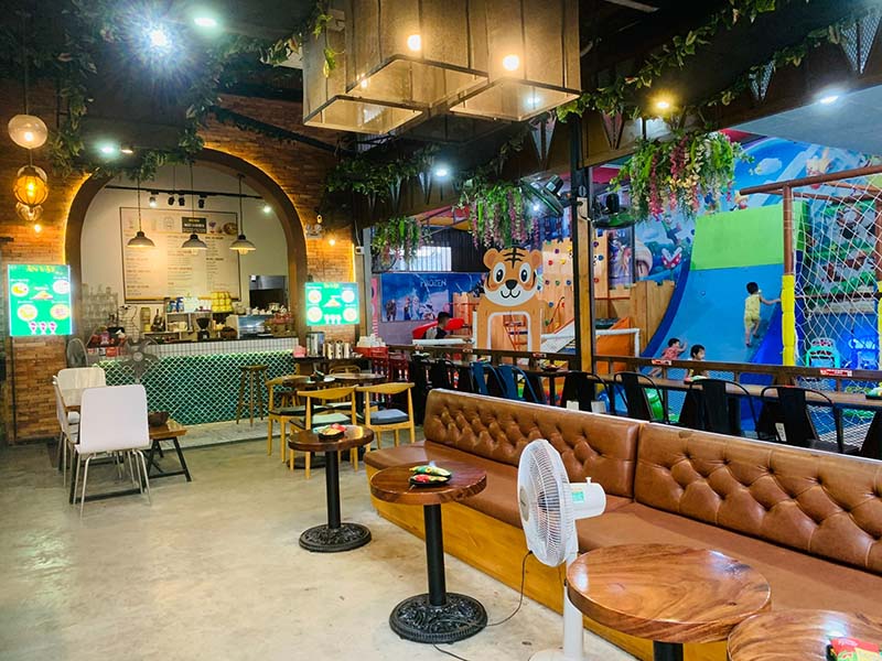 quán cafe có khu vui chơi trẻ em Đà Nẵng